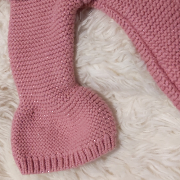 First impressions mauve or dust rose sweater dress size 3-6 months - Picture 5 of 9